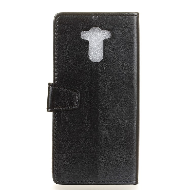 Crazy Horse Skin Wallet Leather Stand Case for Xiaomi Redmi 4 Prime / 4 Pro - Black-2
