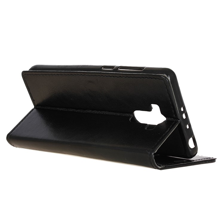 Crazy Horse Skin Wallet Leather Stand Case for Xiaomi Redmi 4 Prime / 4 Pro - Black-6