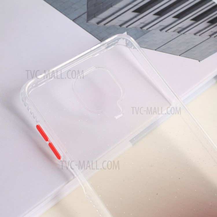 Gradient Color TPU Back Case for Xiaomi Redmi Note 9S - Transparent / Coffee-4