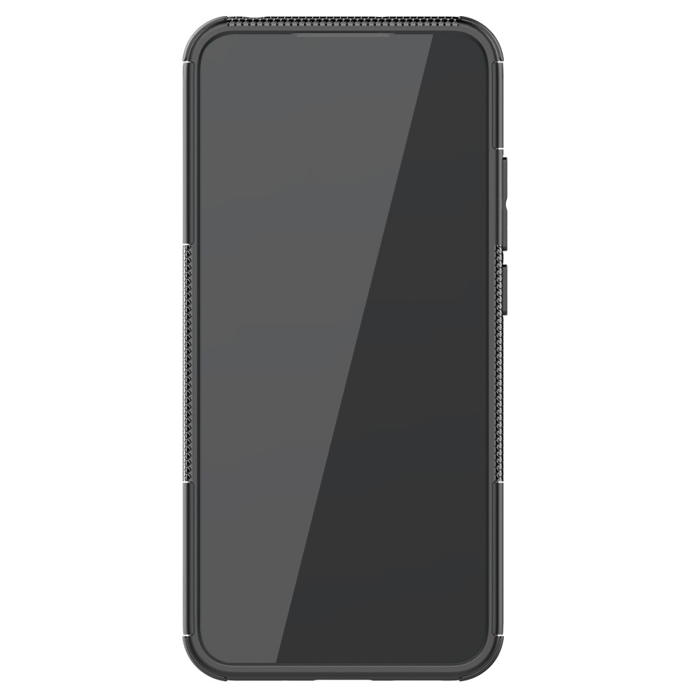 Cool Tyre PC + TPU Combo Shell with Kickstand Cover for Xiaomi Redmi 9A - Black-3