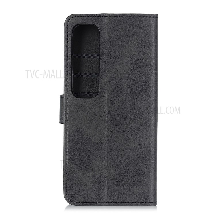 Stand Wallet PU Leather Protective Case for Xiaomi Mi 10 Ultra - Black-3