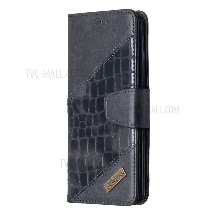 Crocodile Skin Assorted Color Leather Wallet Phone Cover for Xiaomi Mi CC9 Pro / Mi Note 10 / Mi Note 10 Pro - Black-2