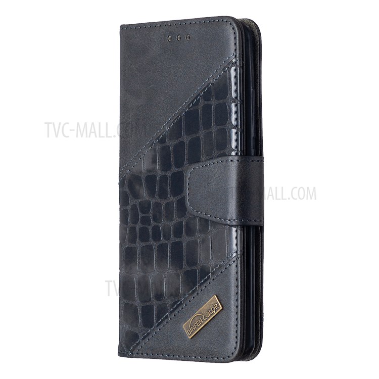 Crocodile Skin Assorted Color Leather Wallet Phone Cover for Xiaomi Mi CC9 Pro / Mi Note 10 / Mi Note 10 Pro - Black-2