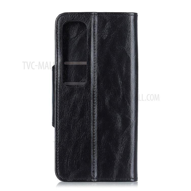 With Wallet Stand Flip Leather Case Phone Cover for Xiaomi Mi 10 Ultra - Black-3