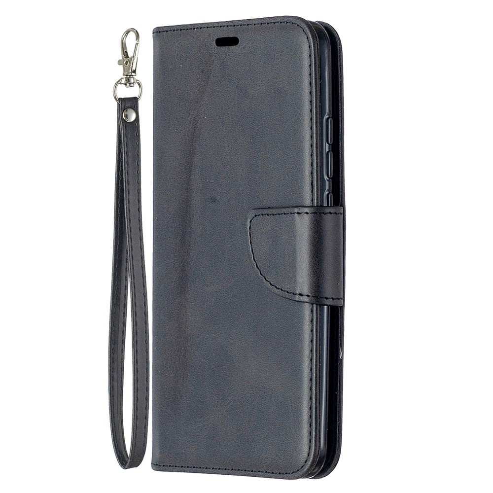 Solid Color with Wallet Leather Cover for Xiaomi Redmi 9A - Black-2