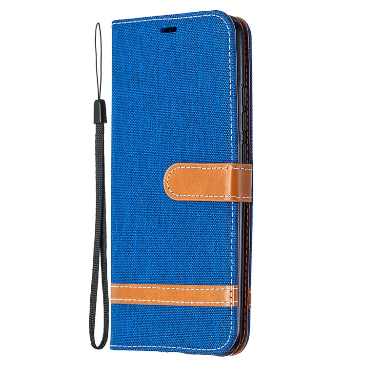 Assorted Color Jeans Cloth Leather Shell for Xiaomi Redmi 9A - Baby Blue-8