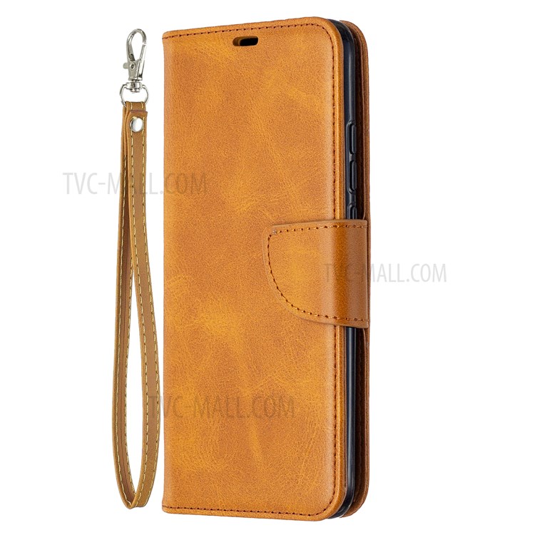 With Wallet Leather with Stand Stylish Case for Xiaomi Redmi 9C - Brown-2