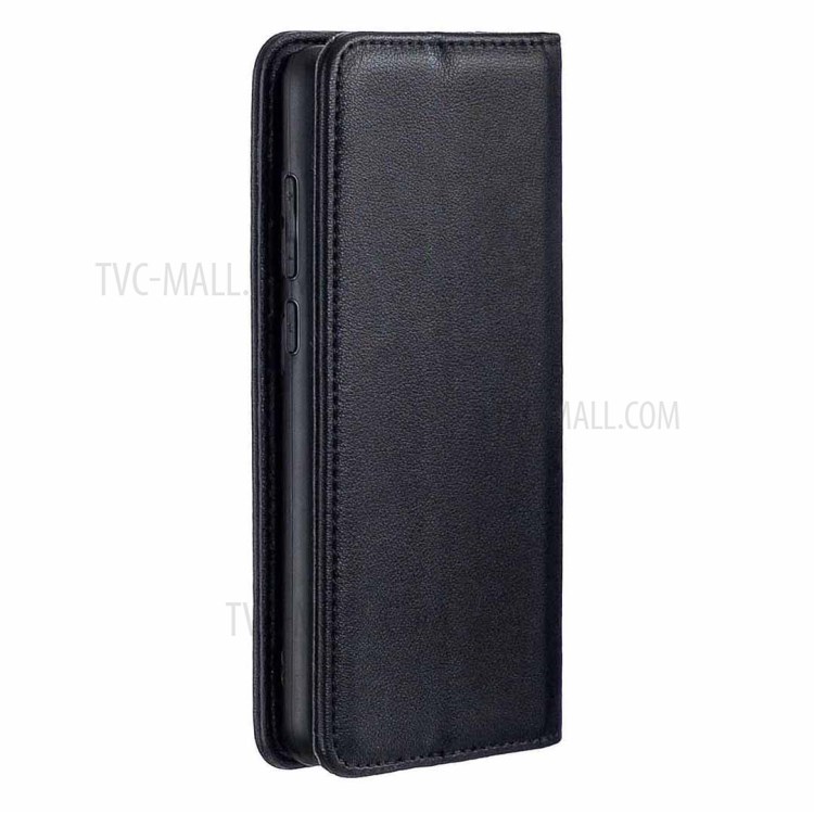 Detachable 2-in-1 Genuine Leather Wallet Stand Case for Xiaomi Redmi Note 8T - Black-3