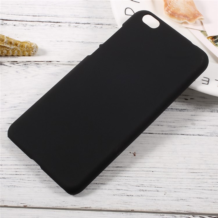 Rubberized Hard Plastic Case for Xiaomi Mi 5c - Black-1