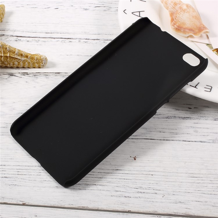 Rubberized Hard Plastic Case for Xiaomi Mi 5c - Black-2