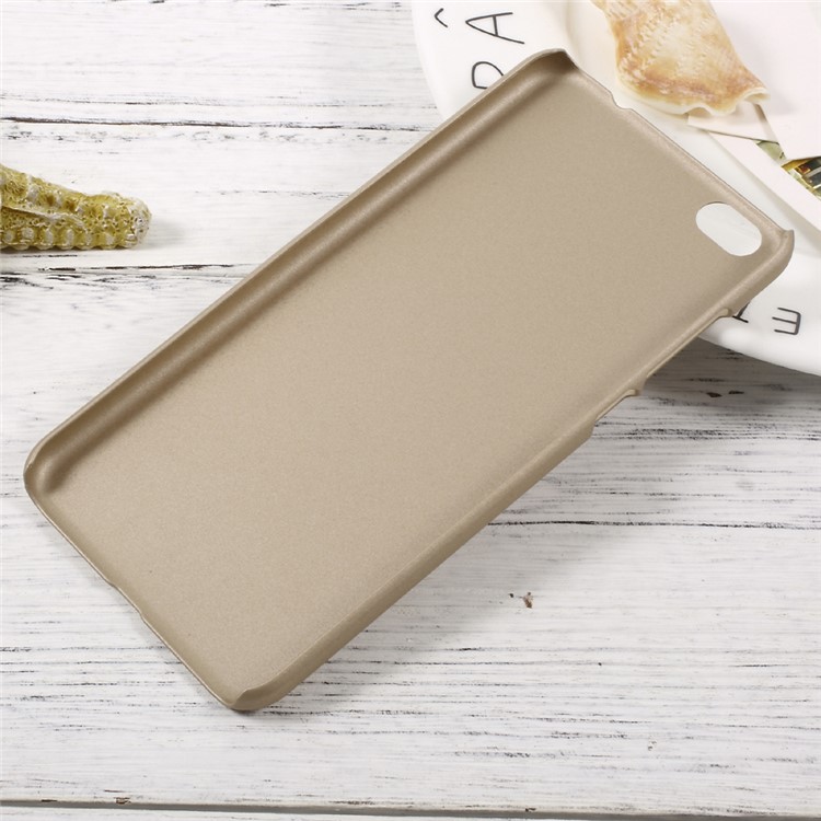 Rubberized Hard Case Accessory for Xiaomi Mi 5c - Gold-2