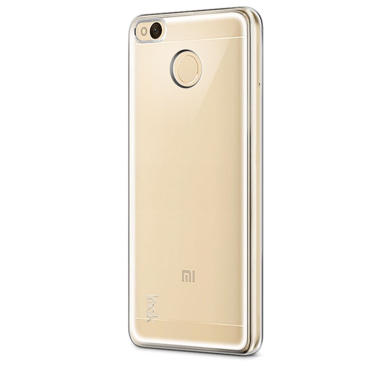 IMAK Stealth Clear Soft Case TPU Phone Cover with Screen Protector Film for Xiaomi Redmi 4X-6