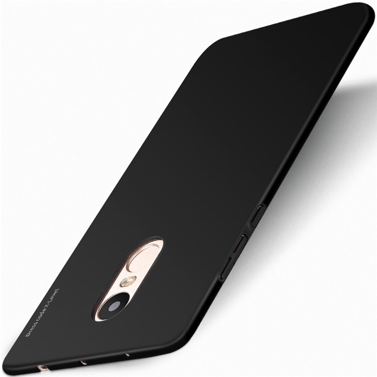 X-LEVEL Knight Series Wrapped Edges Frosted PC Case for Xiaomi Redmi Note 4X - Black-1