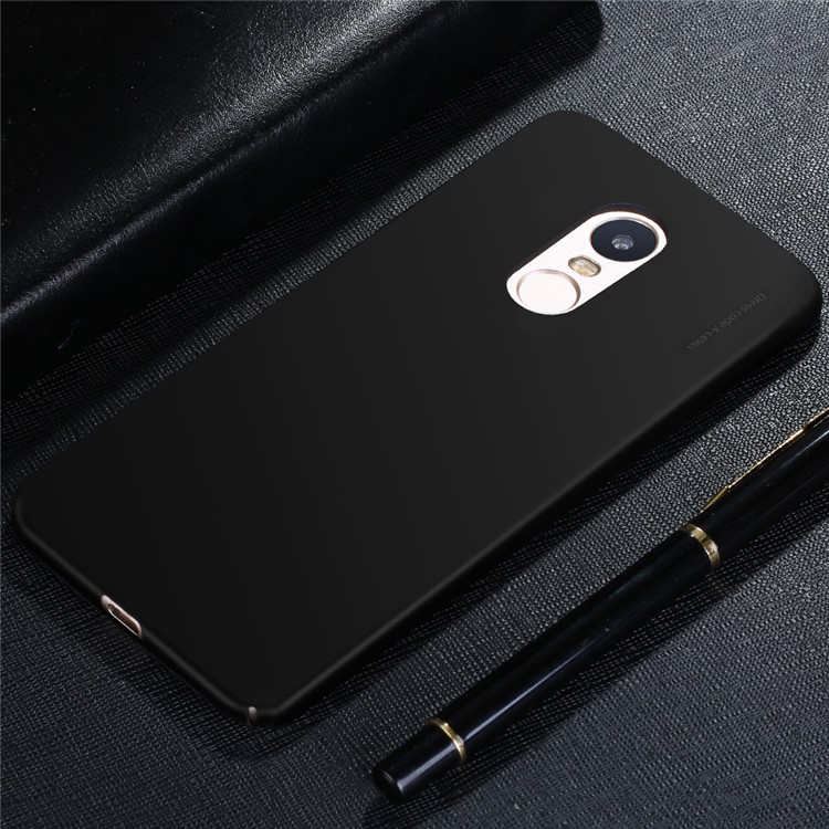 X-LEVEL Knight Series Wrapped Edges Frosted PC Case for Xiaomi Redmi Note 4X - Black-3