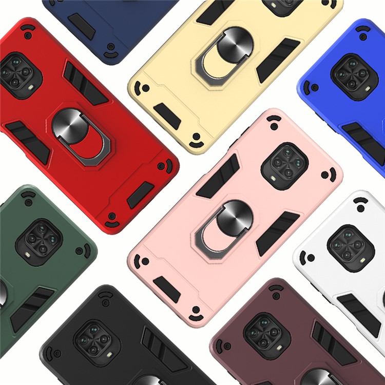 Detachable 2-in-1 PC + TPU Cover for Xiaomi Redmi Note 9S/Note 9 Pro/9 Pro Max - Black-5