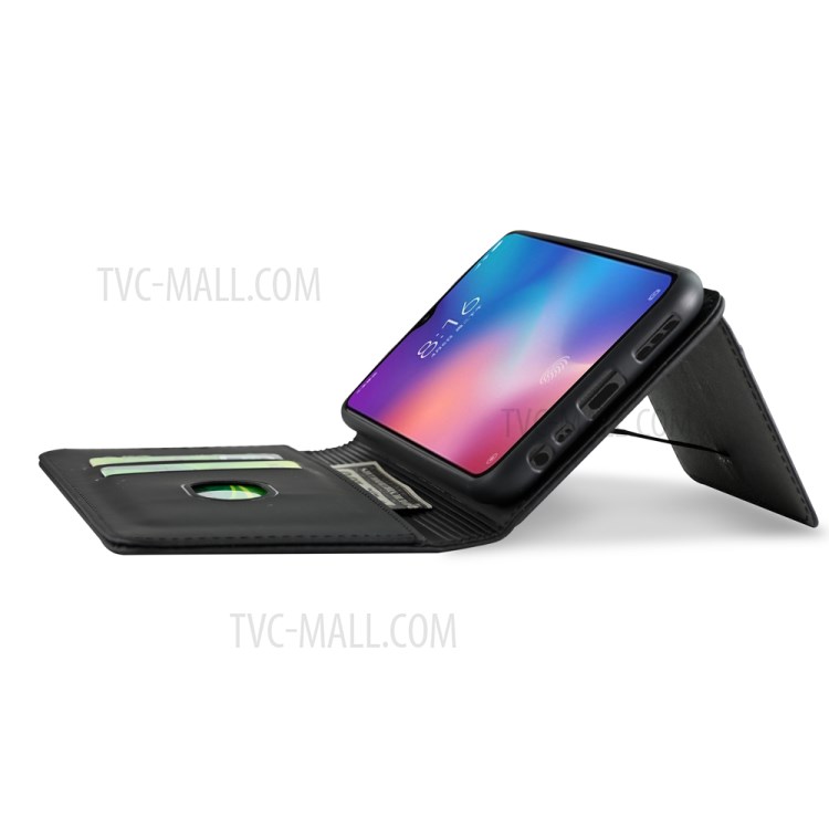 Liquid Silicone Touch Auto-absorbed Leather Protective Cover for Xiaomi Redmi 9 - Black-6