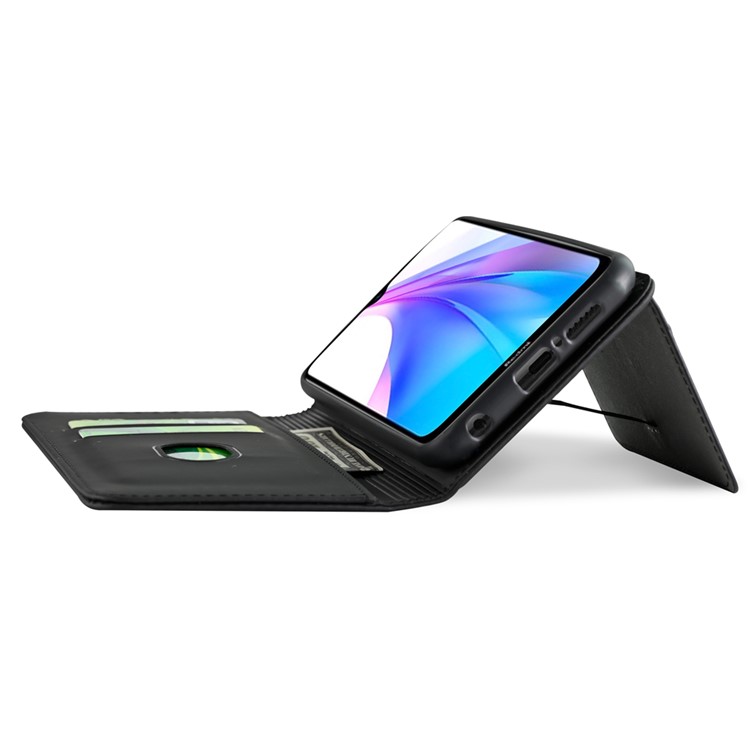 Auto-absorbed Liquid Silicone Leather Cover for Xiaomi Redmi Note 8T - Black-7
