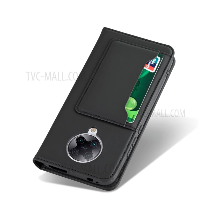 Liquid Silicone Touch Leather Cover for Xiaomi Redmi K30 Pro/Poco F2 Pro - Black-10