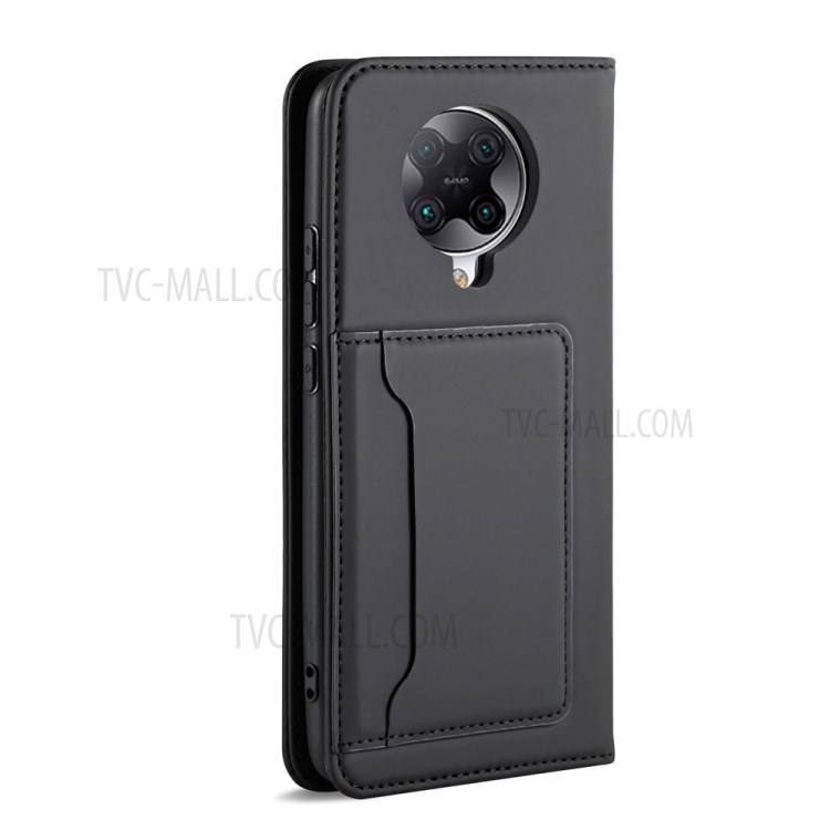 Liquid Silicone Touch Leather Cover for Xiaomi Redmi K30 Pro/Poco F2 Pro - Black-4