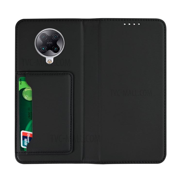 Liquid Silicone Touch Leather Cover for Xiaomi Redmi K30 Pro/Poco F2 Pro - Black-5