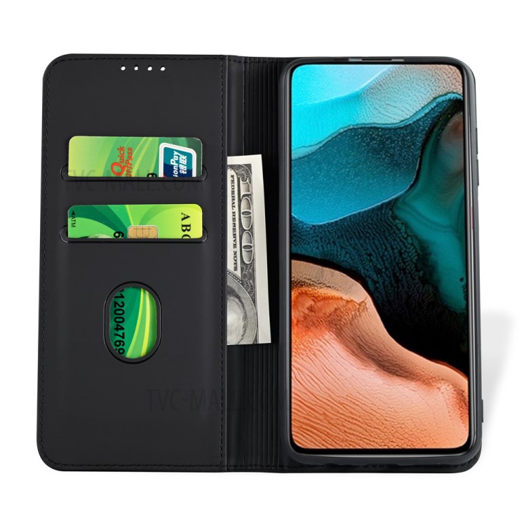 Liquid Silicone Touch Leather Cover for Xiaomi Redmi K30 Pro/Poco F2 Pro - Black-6