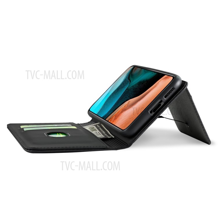 Liquid Silicone Touch Leather Cover for Xiaomi Redmi K30 Pro/Poco F2 Pro - Black-8