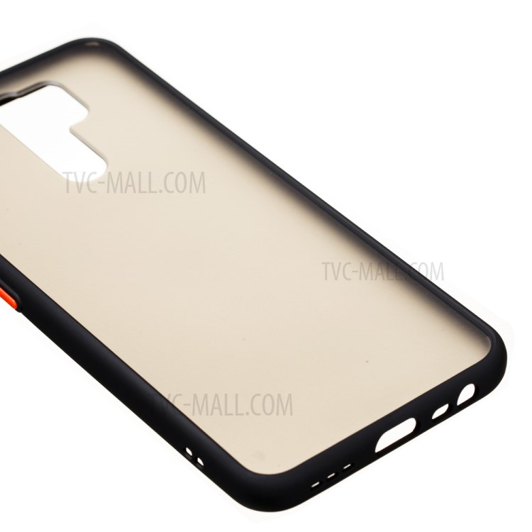 Drop-resistant PC + TPU Matte Texture Cover for Xiaomi Redmi 9 - Black-6