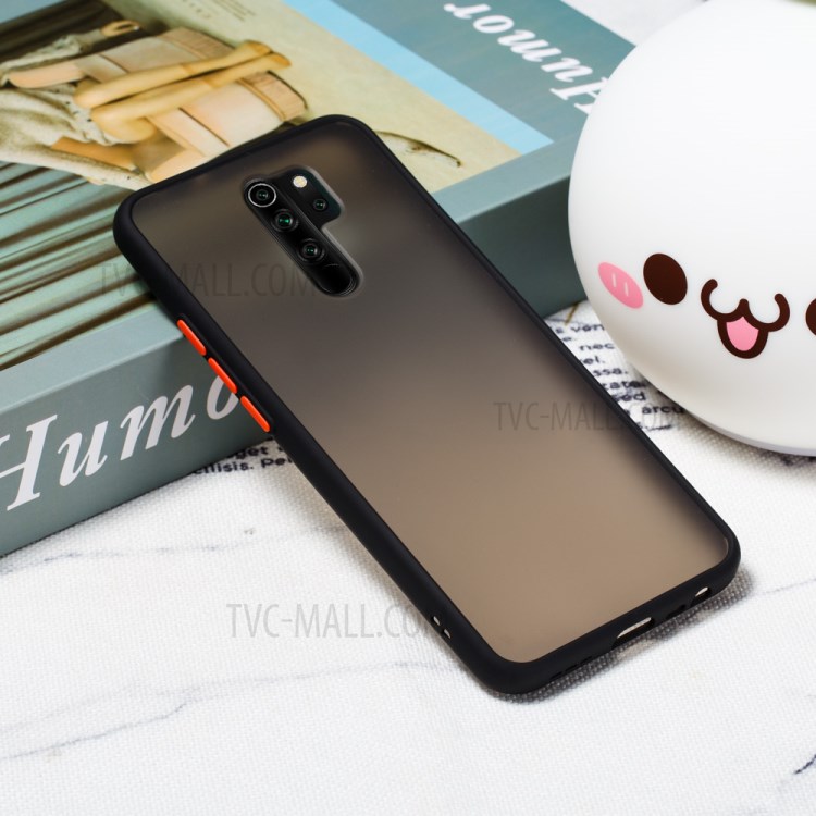 Drop-resistant PC + TPU Matte Texture Cover for Xiaomi Redmi 9 - Black-7