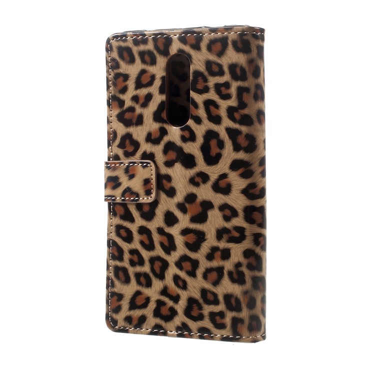 Leopard Pattern Wallet Leather Stand Phone Case for Xiaomi Redmi Note 4X-3