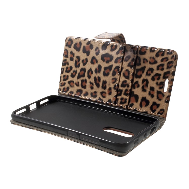 Leopard Pattern Wallet Leather Stand Phone Case for Xiaomi Redmi Note 4X-8