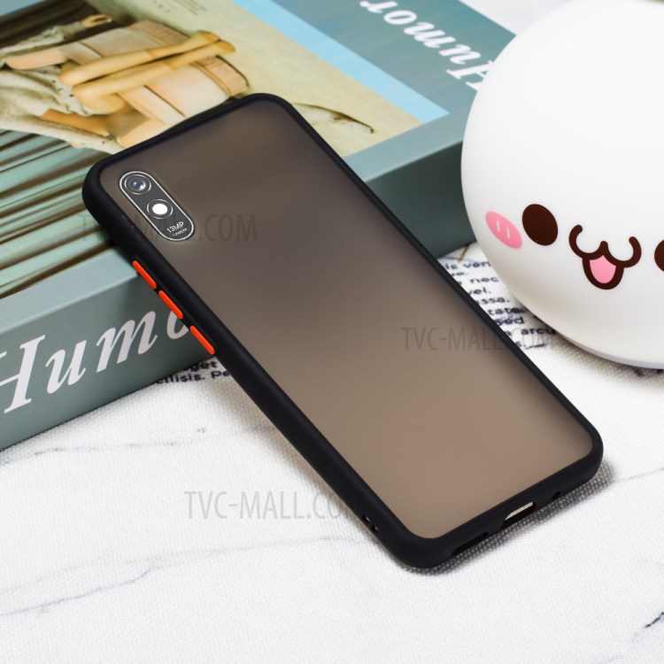 PC + TPU Matte Texture Drop-resistant Cover for Xiaomi Redmi 9A - Black-7