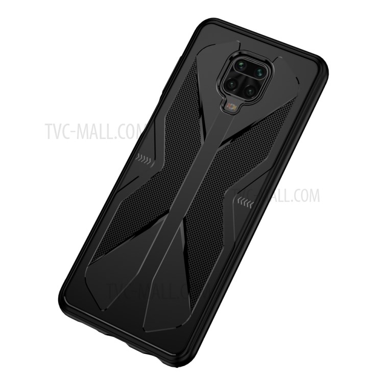 Shockproof Anti-fingerprint TPU Phone Case for Xiaomi Redmi Note 9S / Redmi Note 9 Pro / Redmi Note 9 Pro Max - Black-1