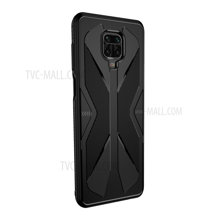 Shockproof Anti-fingerprint TPU Phone Case for Xiaomi Redmi Note 9S / Redmi Note 9 Pro / Redmi Note 9 Pro Max - Black-2