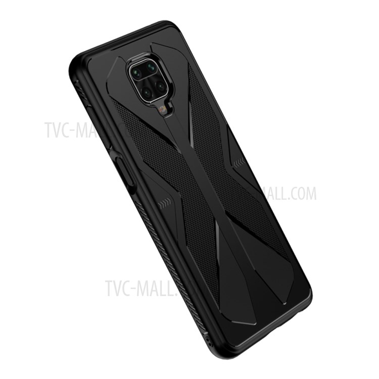 Shockproof Anti-fingerprint TPU Phone Case for Xiaomi Redmi Note 9S / Redmi Note 9 Pro / Redmi Note 9 Pro Max - Black-3