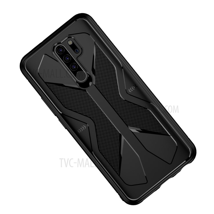 Shockproof Anti-fingerprint TPU Phone Case for Xiaomi Redmi 9 - Black-5