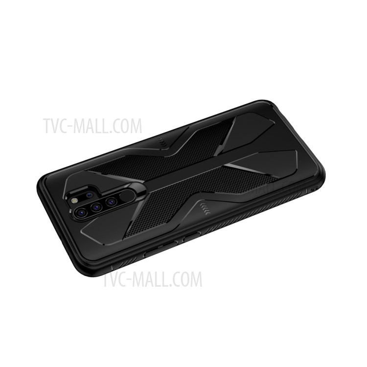 Shockproof Anti-fingerprint TPU Phone Case for Xiaomi Redmi 9 - Black-6