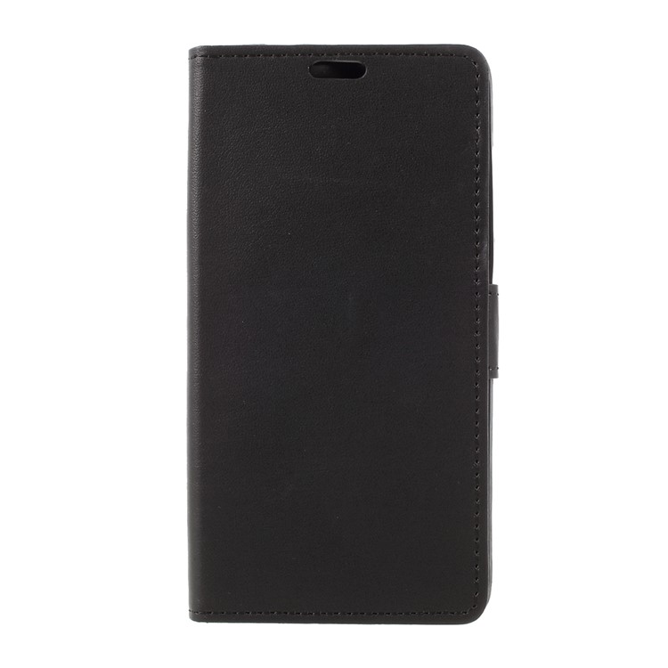 Faux Leather Wallet Cell Phone Case for Xiaomi Redmi Note 4X - Black-3