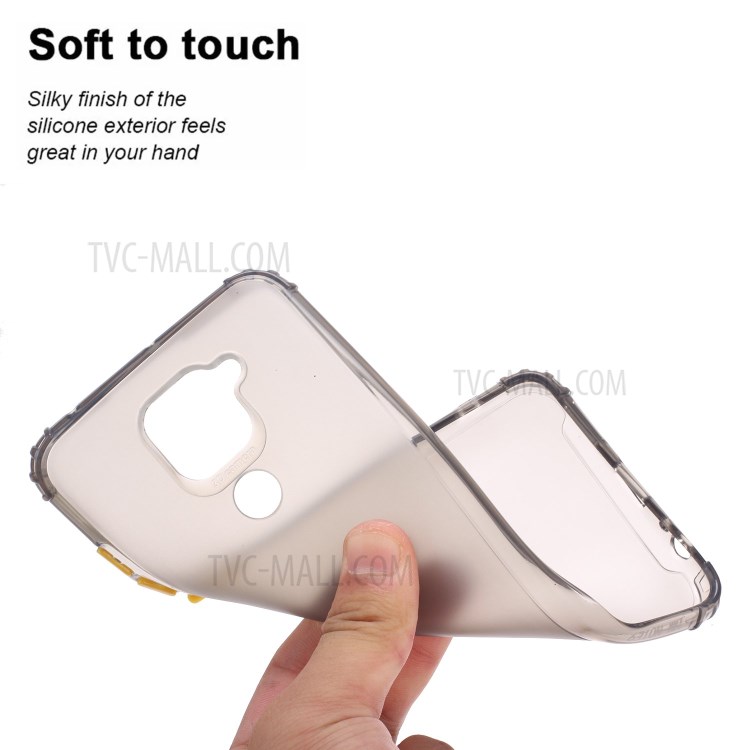 Drop-proof Matte TPU Soft Phone Case for Xiaomi Redmi Note 9 / Redmi 10X 4G - Black-3