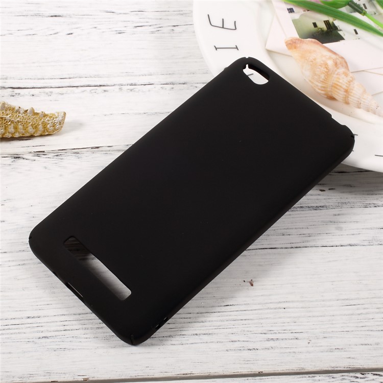 Matte Anti-fingerprint Hard PC Case for Xiaomi Redmi 4a - Black-1