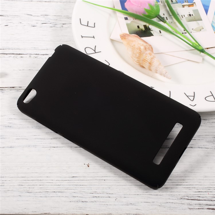 Matte Anti-fingerprint Hard PC Case for Xiaomi Redmi 4a - Black-3