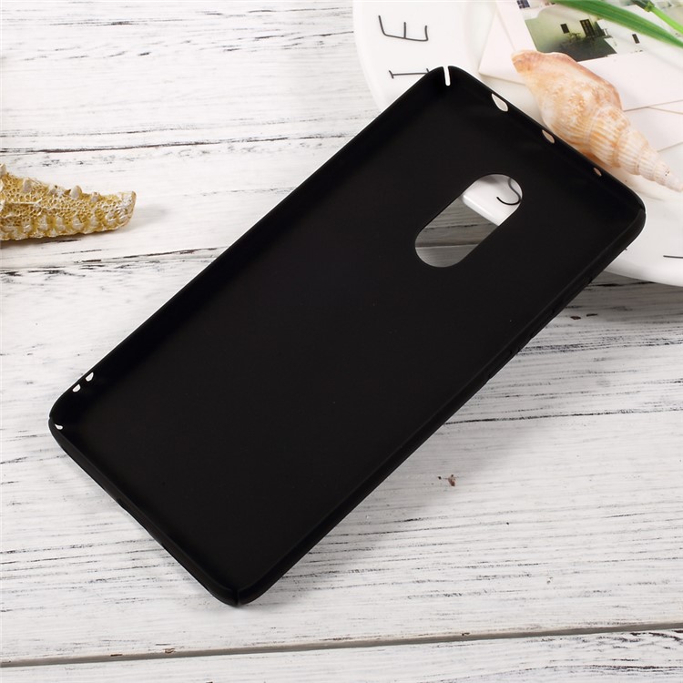 Matte Anti-fingerprint Hard PC Case for Xiaomi Redmi Note 4 - Black-2