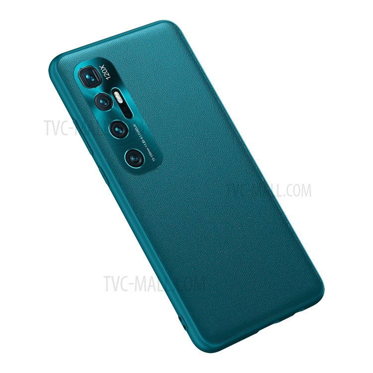 FUKELAI CD Veins PC + TPU Phone Cover with Camera Covering for Xiaomi Mi 10 Ultra - Dark Green-4