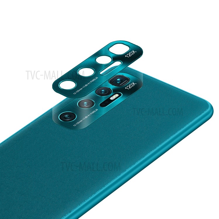 FUKELAI CD Veins PC + TPU Phone Cover with Camera Covering for Xiaomi Mi 10 Ultra - Dark Green-8