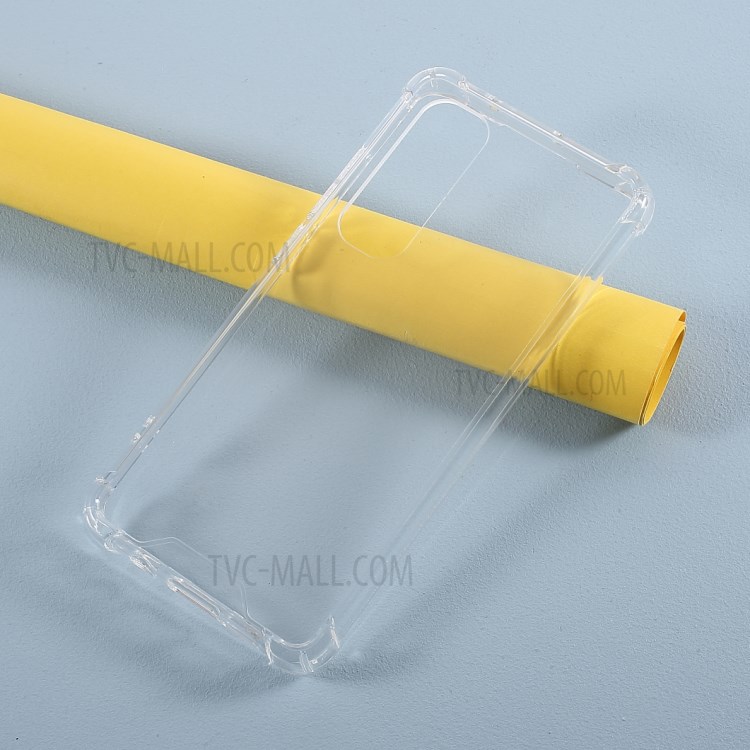 Glossy Acrylic + TPU Hybrid Case Anti-drop Phone Shell for Xiaomi Mi Note 10 Lite - Transparent-2
