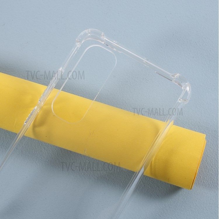 Glossy Acrylic + TPU Hybrid Case Anti-drop Phone Shell for Xiaomi Mi Note 10 Lite - Transparent-3