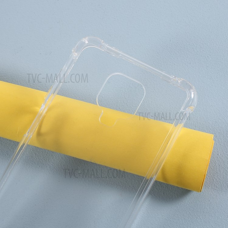 Drop-proof Acrylic + Soft TPU Phone Case for Xiaomi Redmi Note 9 Pro - Transparent-3
