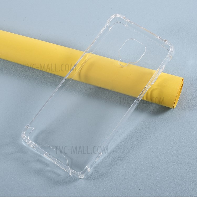 Drop-proof Acrylic + Soft TPU Phone Case for Xiaomi Redmi Note 9 Pro - Transparent-5