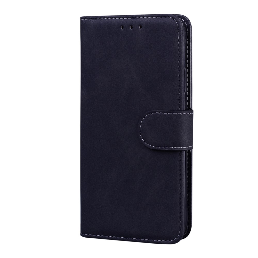 Leather Wallet Stand Phone Case for Xiaomi Redmi 9A - Black-4