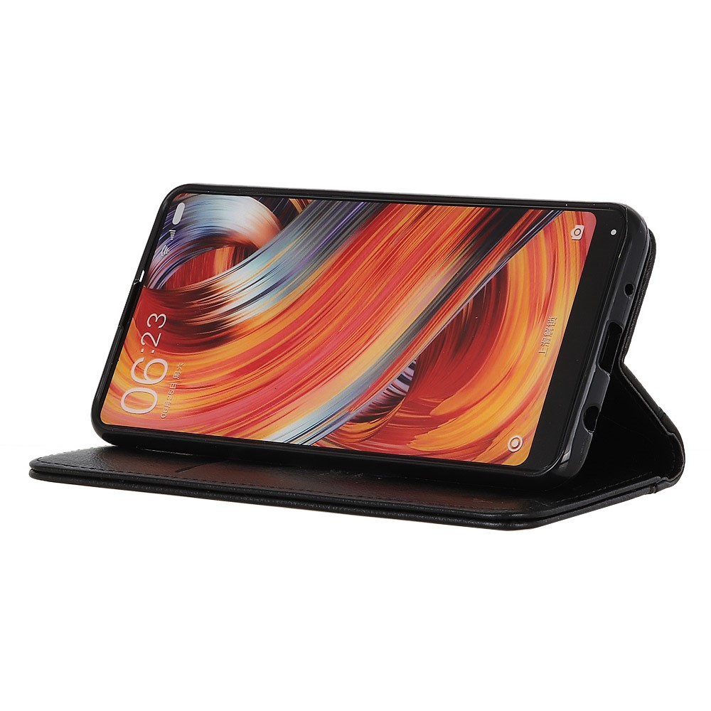 Für Xiaomi Poco X3 Nfc/poco X3 Telefonhülle PU Leder-telefonabdeckung Drop-sof-litchi-textur-beschützer Mit Stand Wallet - Schwarz