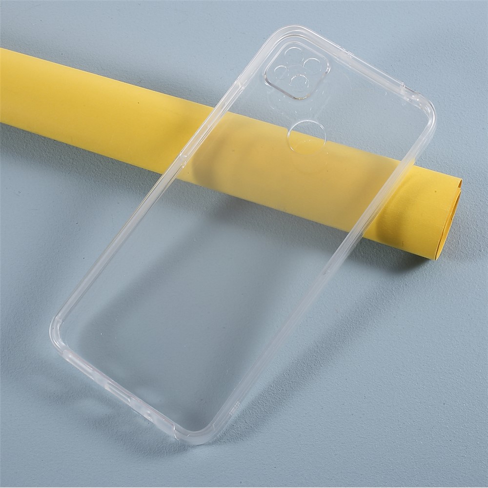 Hybrid PET + TPU + Acrylic Clear Full Coverage Case Shell for Xiaomi Redmi 9C-5